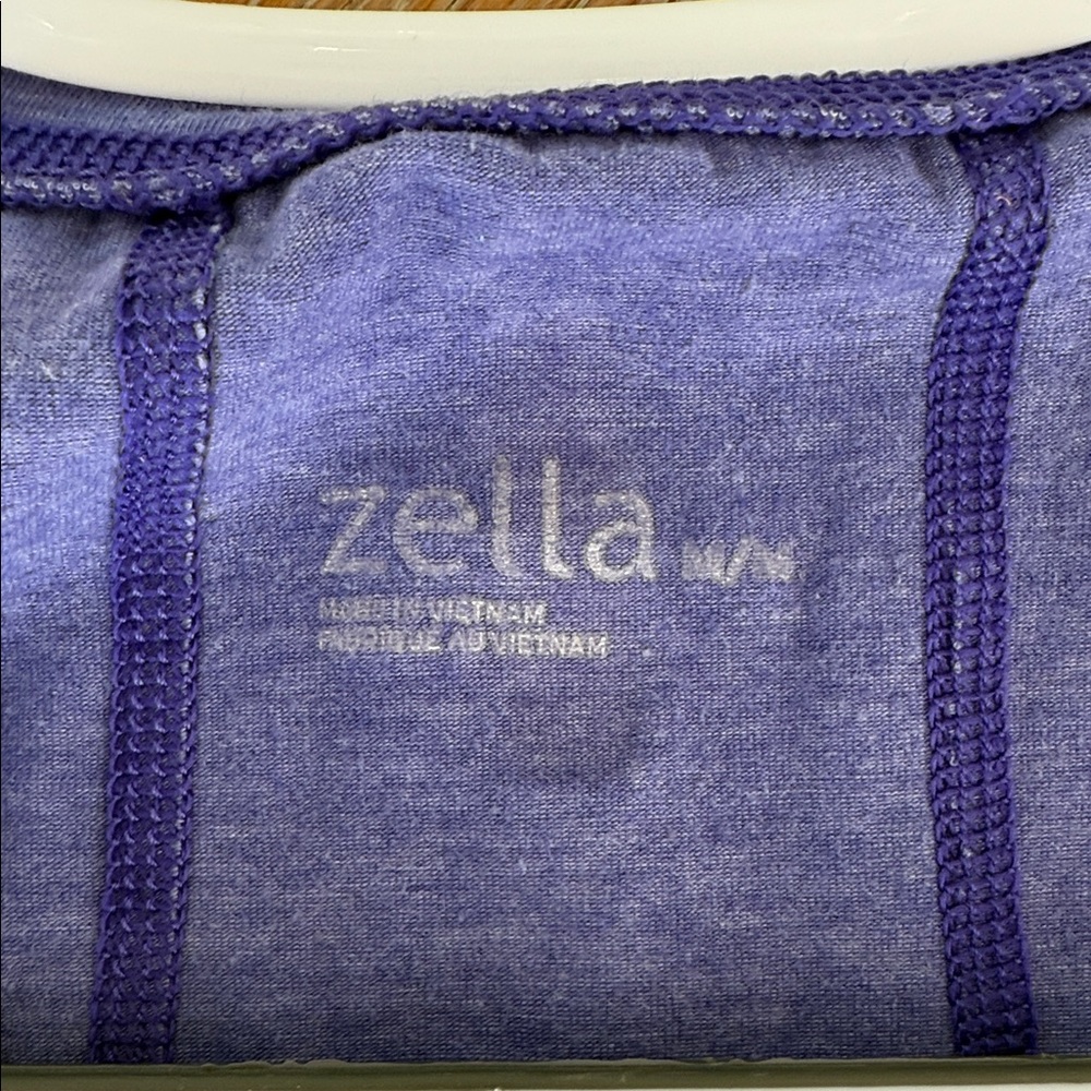 Zella Women's Short Sleeve V-Neck Tee - Blue - Picture 2 of 6